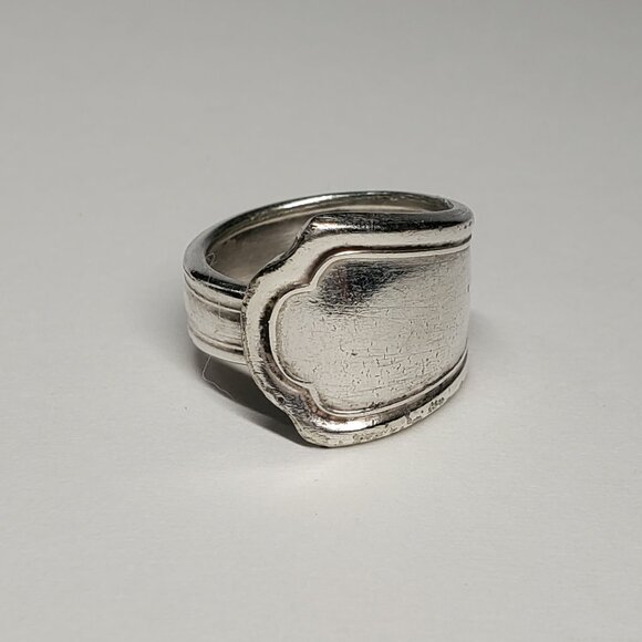 Silver Spoon Ring, Size 4 - Picture 1 of 6